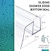 FCSOTSPS Sliding Shower Door Bottom Seal, 2 PCS 3/8