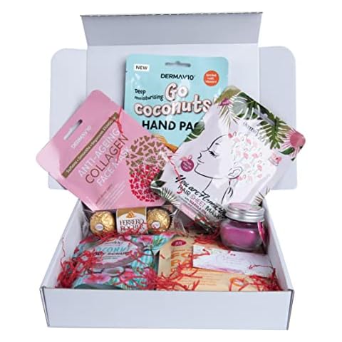 Joade Pamper SPA Gift Set for Women - Head-to-Toe Treatment for HER, FACE MASK, Foot Pack, Hair MASK, Foot Pack, Body Scrub, Gift Set for HER, Mothers Day, HER Birthday, Anniversary Cover