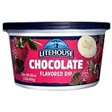 Litehouse Chocolate Flavored Dip - Dipping Chocolate, Gluten Free Chocolate Fruit Dip, Vegetarian, Chocolate Dips and Spreads, Dipping Chocolate for Strawberries - 16 Oz