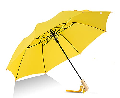 Parapluie canard avec manche en bois le cadeau original et utile pour adulte