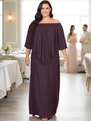 Image of KOH KOH Womens Strapless Off Shoulder Flattering Cocktail Maxi Dress Gown