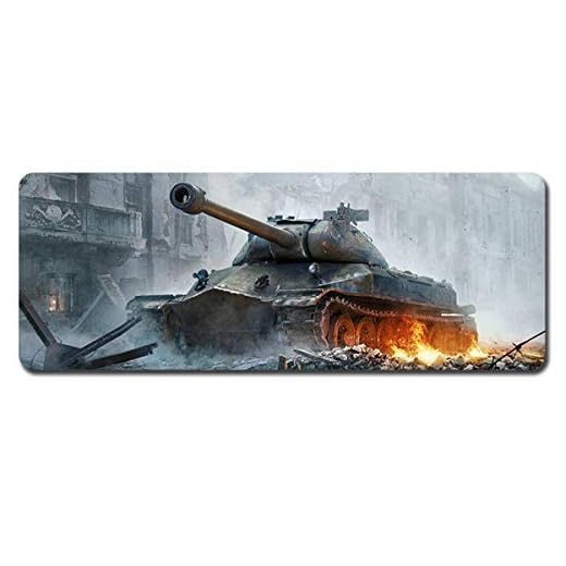 World of Tanks Großes Mauspad - Wasserdicht Und rutschfest (10, 900 * 400 * 3MM/35.5 * 15.7 * 0.12inch)