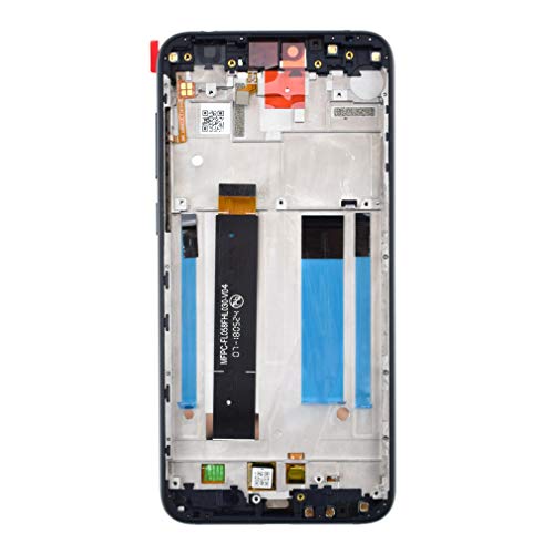 Image of TA-1099 LCD Screen Touch Digitizer Glass with Screen Frame Replacement for Nokia 6.1 Plus TA-1103 TA-1083 TA-1099 Blue