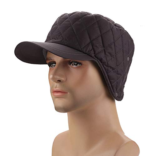 Preisvergleich Produktbild Ohrmuffel warm Hut Winter Baseball-Mütze,Darkgray