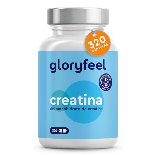 Creatina Monohidratada 320 Cápsulas, 3.412mg