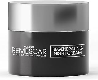Remescar Regenerating Night Cream 50ml - Facial Moisturiser to Nourish Repair and Hydrate Overnight with Anti Aging Microbiome Technology - Nourishes for a Lumuinous and Fresh Appearance