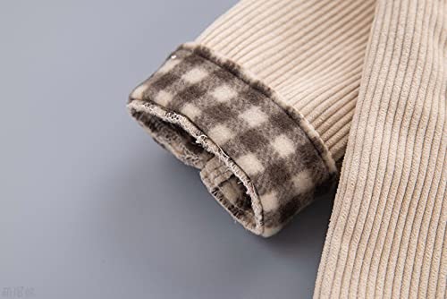 Kids Boys Girls Coats Toddler Baby Fall Winter Corduroy Jackets Outerwear Clothes Botton Windproof Casual Top3