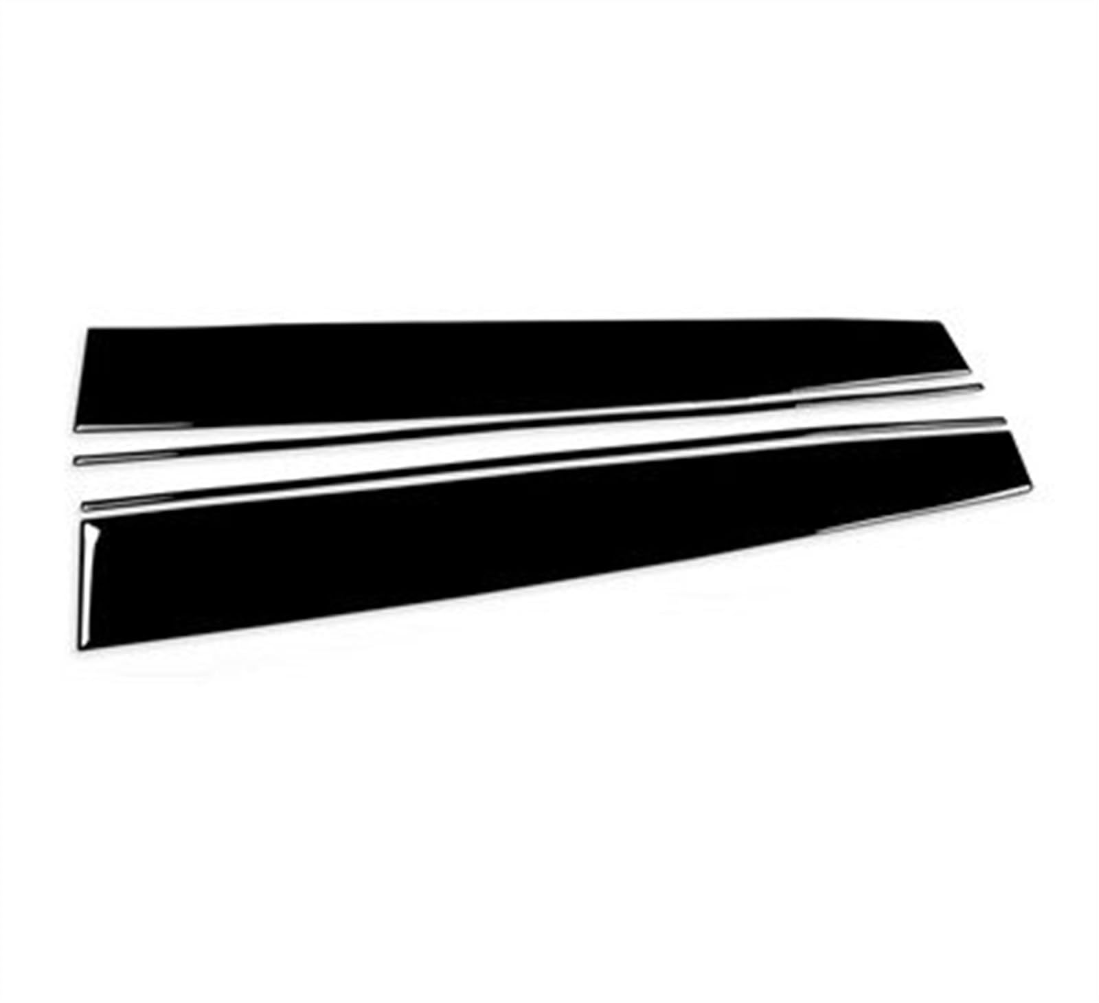 Qibbei Black Car Center Console Dashboard Panel Cover Trim Sticker Interior Accessories For Tesla Model 3 Y 2017-2022 Stickers(Black)