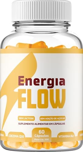 Suplemento Energético com CoQ10, Vitamina B12, 60 Cápsulas, Sem A...