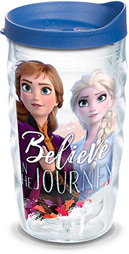 Tervis ディズニー アナと雪の女王 2 アナエルサ ジャーニー BPAフリー 断熱トラベルタンブラー ラップ&蓋付き 10オンス 波状 - トリタン クリア（Amazon）