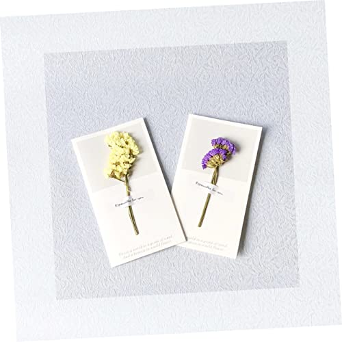 NOLITOY 10 Pçs Cartões De Casamento Cartões De Agradecimento De Casamento Cartões De Flores Secas Ca