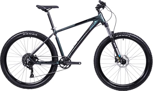 Image of United Detroit 4.2 27.5T Mountain Bike - 10-Speed Shimano Deore, SR Suntour XCM HLO Suspension, Shimano MT200 Hydraulic Disc Brakes - Chroma Grey
