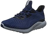 Textil/Synthetik adidas Alphabounce EM Sport-Schuhe gut gedämpfte Damen Fitness-Schuhe Hallen-Schuhe Trainings-Schuhe Blau, Größe:40