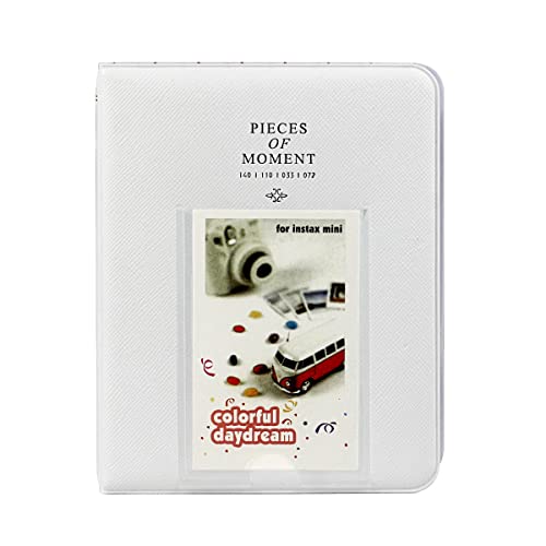 Álbum Instax Mini para 64 fotos Pieces of Moment Branco
