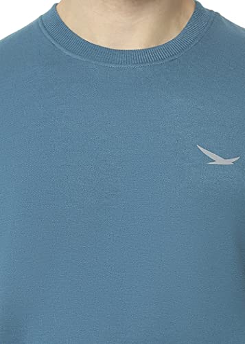 Image of HiFlyers Men's Cotton Blend Casual Crew Neck Sweatshirt