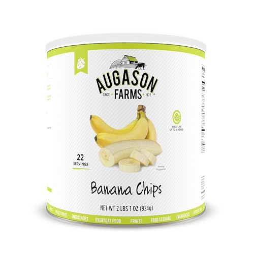 Augason Farms Sweetened Banana Chips Can