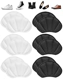 FUGLUS 6 Pares Taloneras para Zapatos, Almohadillas para Talones Reducir Talla, Protector Talon Anti-Rozaduras para Mujeres y Hombres, Mejorar La Comodidad