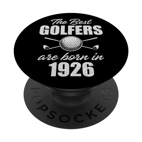 Golfista de 96 Años de edad: Golf 1926 96 Cumpleaños PopSockets PopGrip Intercambiable