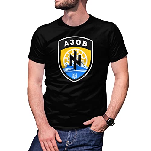 B&S Boutique Azov Battalion Ukraine Forces T-Shirt Noir Cover