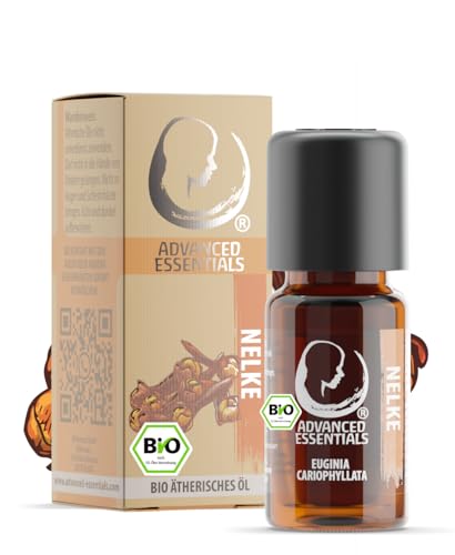 BIO Nelkenöl ätherisches Öl (Euginia cariophyllata) kontrolliert biologischer Anbau Nelkenknospenöl bio aus Sri Lanka (Nelke, 10ml)