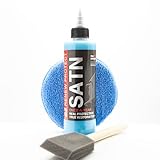 RENEW PROTECT - SATN Low-Gloss Ceramic-Hybrid Protectant | Safe for Motorcycles, Golf Carts | Trim & Tire Preservation, OEM Restorer for Faded Plastic, Vinyl- Dry Rot Prevention, Patio Furniture | 8oz