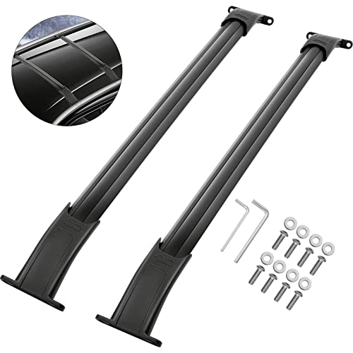 CXRCY Roof Rack Cross Bars for 2015 -2020 Chevrolet Suburban, Cadillac Escalade & Escalade ESV GMC Yukon & Yukon XL (Black)