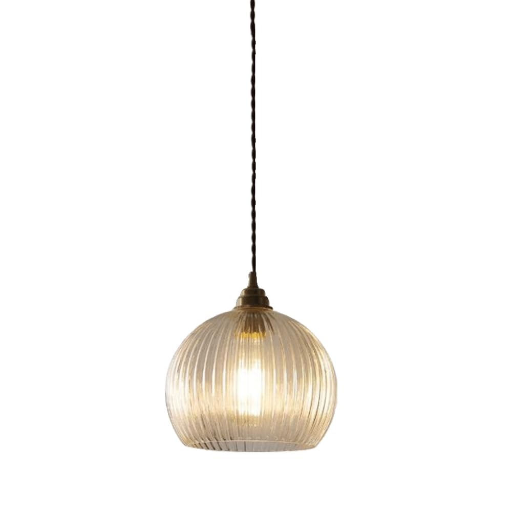 Lampe à suspension en verre de style minimaliste et finitions luxe