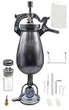 Ensemble complet d'accessoires : comprend un manomètre, un brûleur d'alcool, une tasse à mesurer, des gants résistants à la chaleur, des outils de nettoyage, des clés et des clés Allen pour une configuration, un fonctionnement et un entretien pratiques