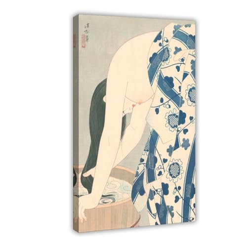 WCYB Poster Wash The Hair Ito Shinsui Ukiyo-e Toile 61x91,4 cm
