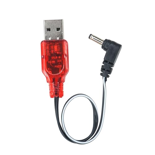 Image of Electronic Spices USB Charger Cable with 3.5mm Female DC Pin Jack Connector Charger for Toy