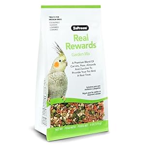 Real Rewards Garden Mix Medium Bird Treats by ZuPreem