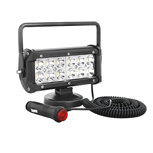 Phare de travail LED 12v 24v projecteur LED voiture aimanté pour camion 4x4