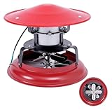 Potente extractor de chimenea de 100 W/120 W, ventilación eficiente de cocina y chimenea, soplador de humo, funcionamiento silencioso para mejorar el flujo de aire y comodidad