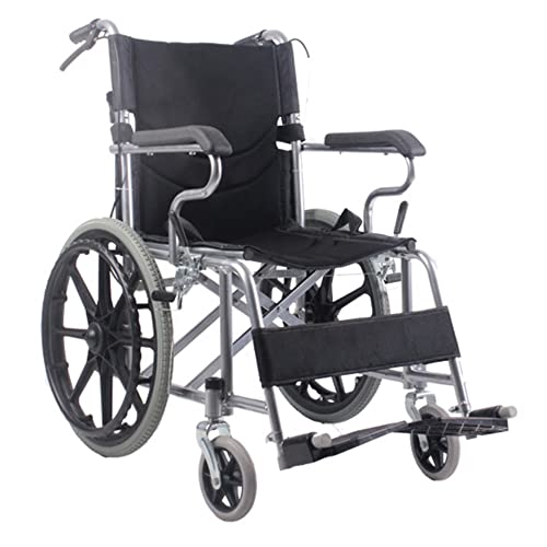Self propelled Wheelchair,Transport Wheelchairs Folding Lightweight Strong for Adults,Manual Wheel