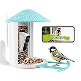 Netvue Birdfy Lite- Comedero Pajaros Inteligente con Cámara, Comedero Pajaros Exterior, Captura Automática de Videos de Aves, Comedero Inteligente para Pájaros con Aplicación (Solo Birdfy)