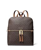 Michael Kors Rhea Zip Medium Slim Signature Backpack