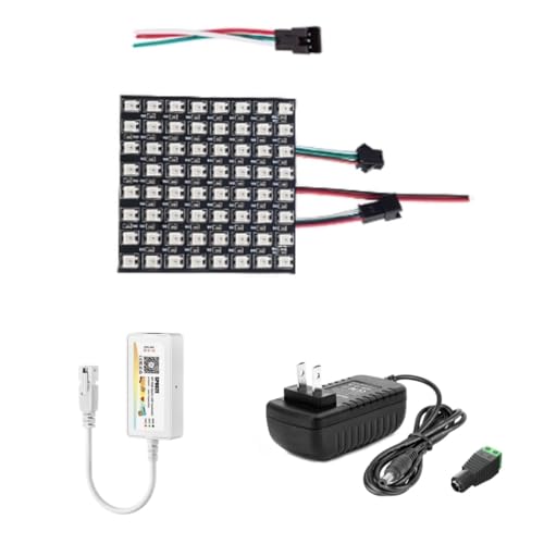 BTF-LIGHTING WS2812B ECO RGB Alloy Wires 5050SMD Individual Addressable 8X8