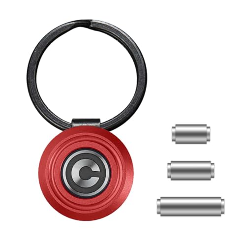 CIVIVI Organizador de chaves com bolso para moedas extras com 3 barris pivô para chaveiro Edc, capas