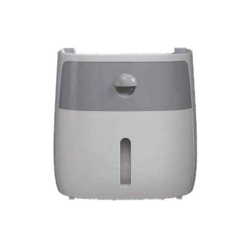 NEECS Porta Carta igienica, Porta fazzoletti autoadesivi da Parete in plastica per Bagno