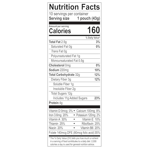 Better Oats Thick & Hearty Instant Oatmeal Packets, Blueberry Muffin Flavor with Flax Seeds and Whole Grains, Quick-Cooking Breakfast, Kosher, 15.1 oz Box (Pack of 1)