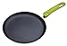 Colourworks KitchenCraft Padella per crêpes con impugnatura morbida, Verde