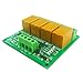 Eletechsup DC 12V 4CH 2A/3A RS485 Micro Relay Module PLC HMI Configuration Software PTZ MODBUS RTU I/O Expansion Board (1 x 12V 4CH Only Board)