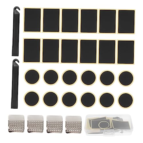 VICASKY 1Set Bike Tire Repair Kit Glueless Patching Tools for Quick Emergency Fixes Includes Tire Levers Stickers Essential Bicycle Accessory for Inner Tube Repairs