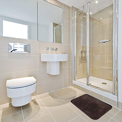Badematte FCSDETAIL rutschfest, Hochflor Badteppich 60×90 cm