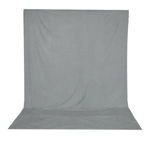 ePhotoInc 5 x 7 ft Video Photography Portrait Muslin Backdrop Background Grey 57GREY