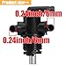 QAZAKY 7052161 Fuel Tank Shut Off Valve Petcock Compatible with Polaris ATV Sportsman 335 400 500 600 700 Ranger Magnum 325 330 500 Trail Blazer Big Boss Worker Xpedition 425 Xplorer ATP PTV Pro 3-Way