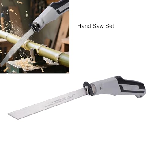 Fafeicy Small Self Locking Wavy Flexible Hand Saw Set Tool for Wood Metal Gypsum Board Plastic with Saw Blades - Image 8