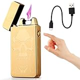CARGA PORTÁTIL: 1 cable de datos, teléfonos Android totalmente compatibles, tabletas, computadoras portátiles, computadoras de escritorio, carga de automóviles. Cuando la está completamente cargada, el encendedor eléctrico usb de arco corta automáticamente la energía y una carga solo toma 2 horas.