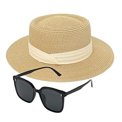 Khaki-beige Ribbon With Sunglass