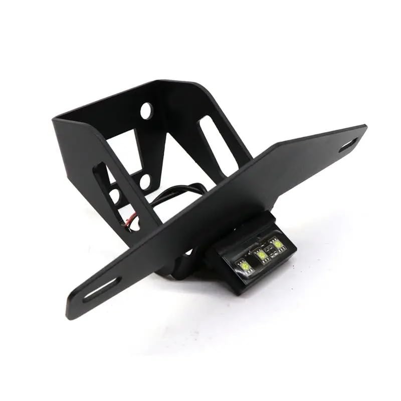 Kennzeichenhalter Motorrad Geeignet for Kawasaki Ninja400 Ninja 400 250 Z400 Z650 Ninja650 Z900 Motorrad Einstellbare Kennzeichenhalterung Halterung Schwanz Heckhalterung
